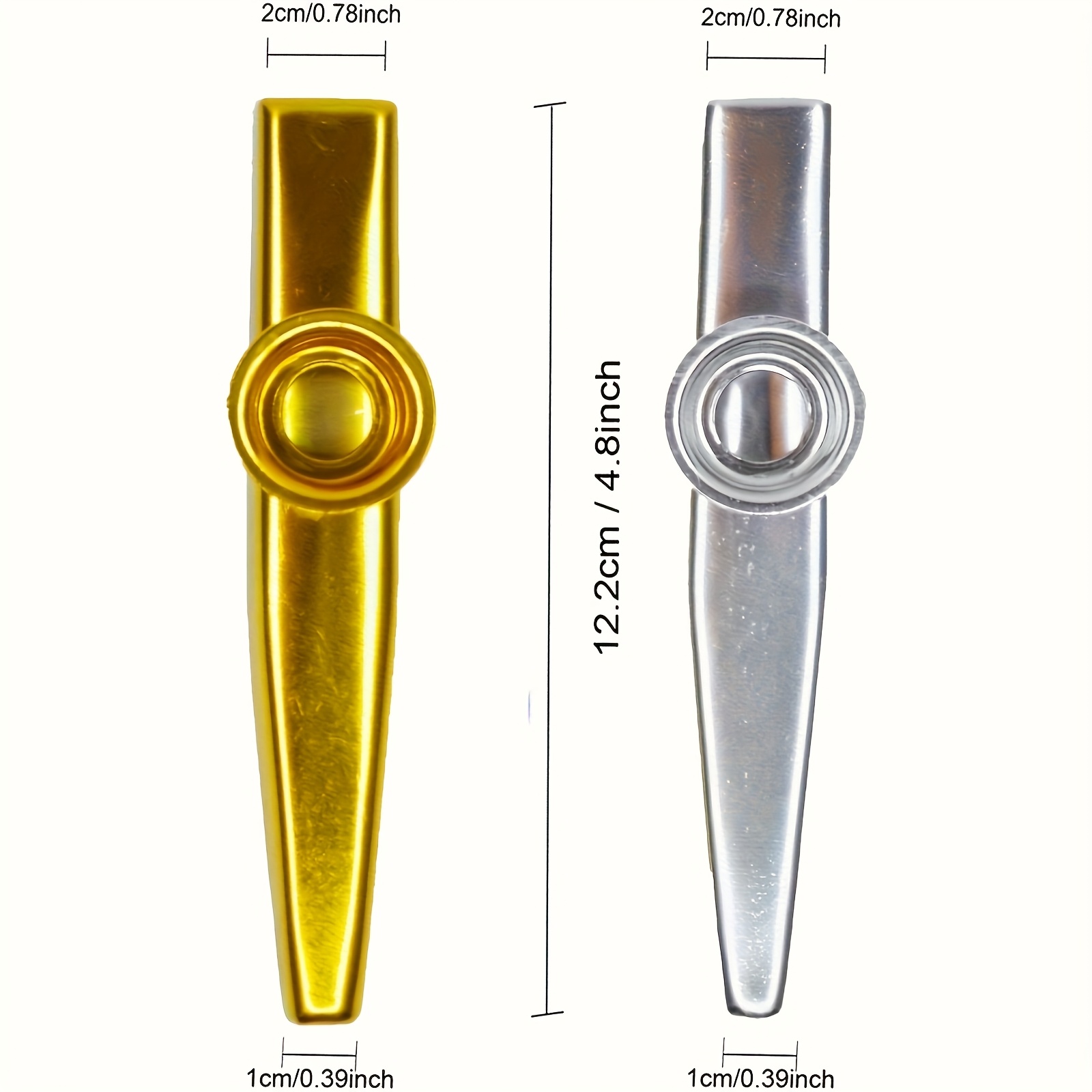 7 szt. Metalowe Kazoo Prosty D – Musical Instrument Note recenzja i cena