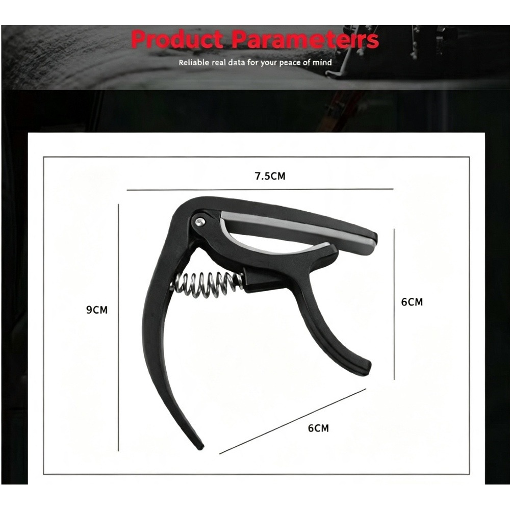 Kapodaster 2 w 1 z wyciągaczem – Musical Instrument Note recenzja i cena