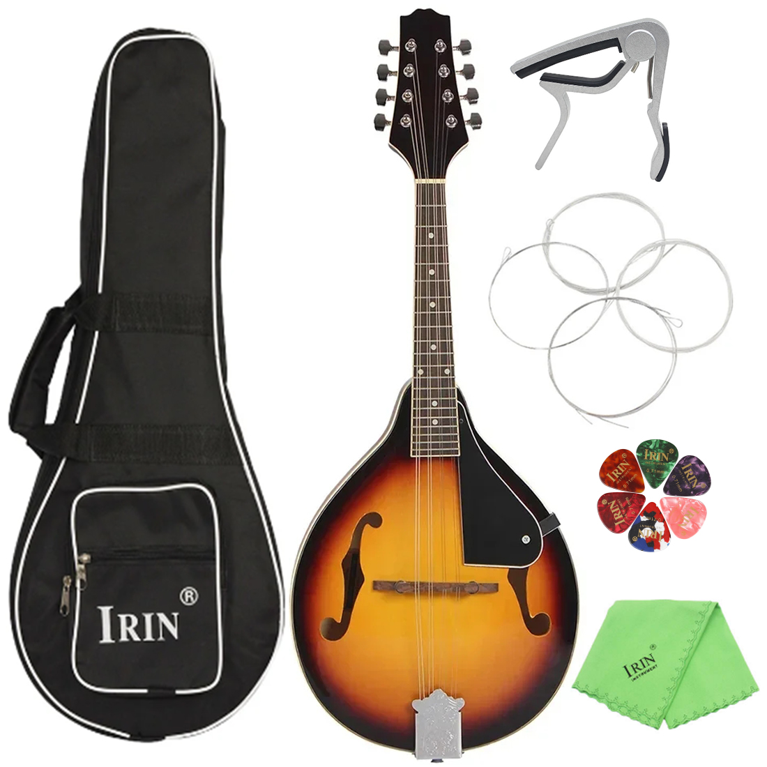 IRIN Sunset 8-strunowa mandoli – Mandolin A Style recenzja i cena